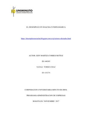 Desempleo En Soacha Cundinamarca (1)