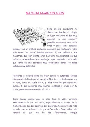 Mi Vida Como Un Clon