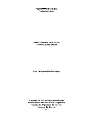 Informe Producto De Aula