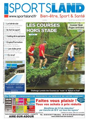 SPORTSLAND N°217 - 27 NOVEMBRE 2017 MDM