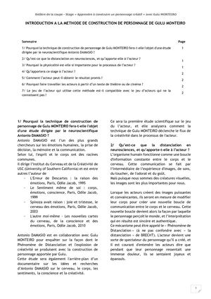 Introduction à La Méthode De Construction De Personnage De Gulu Monteiro