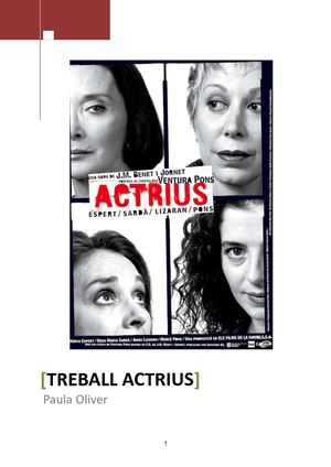 Treball Actrius Lectura Corregit