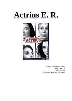 Treball Actrius