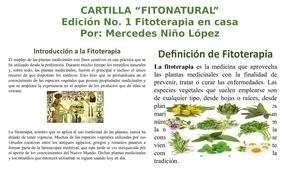 Cartilla En Casa Práctica De La Fitoterapia