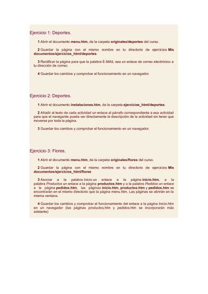 Ejercicio 1 Html