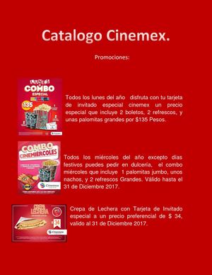 Productos Cinemex
