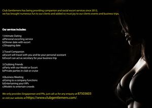 Social Escort Service Singapore