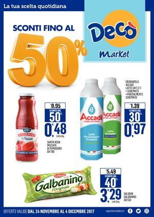 Offerte valide dal 24/11/17 al 4/12/17