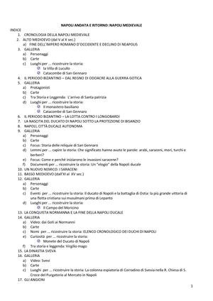 Storia Napoli Medievale