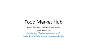 Food Market Hub Restaurant Inventory Purchasing System