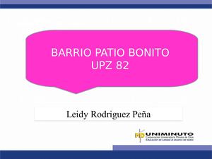 Comunidad Barrio Patio Bonito (1)