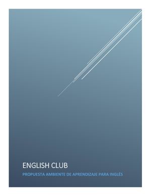 Propuesta Ambiente De Aprendizaje Para Inglés