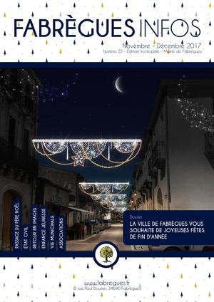 Fabrègues Infos N°22 - Novembre/Décembre 2017