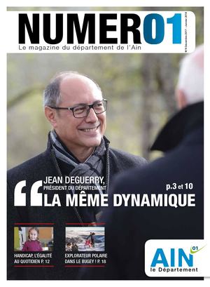 Numéro1, le magazine du département de l'Ain n°8 décembre 2017 - janvier 2018