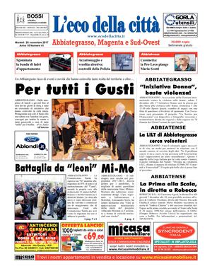 L'eco della città del 28 novembre 2017