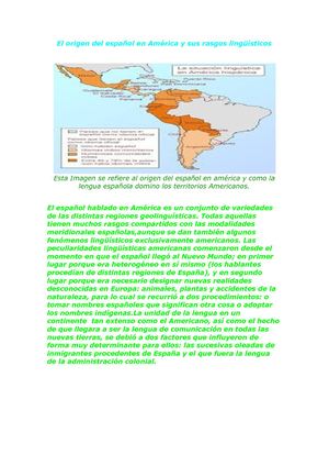 El Español en América