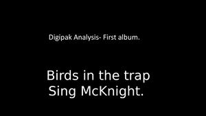 Analysis Of Digipak First One Travis