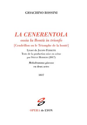 Livret Cenerentola