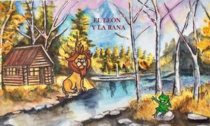 FÁBULAS DEL MUNDO - EL LEÓN Y LA RANA