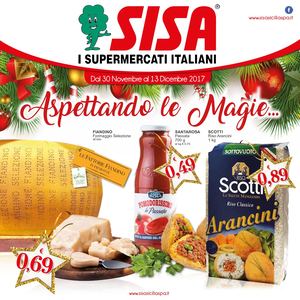 Volantino Sisa Superstore Marsala dal 30 Novembre al 13 Dicembre
