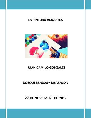 La Pintura Acuarela