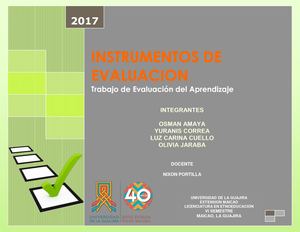 Instrumentos de Evaluacion