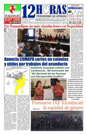 Miércoles 29 De Noviembre De 2017