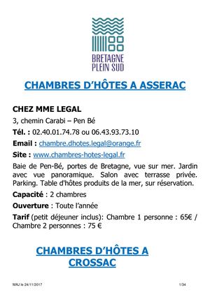 Chambres Dhôtes En Bretagne Plein Sud Caractères Agrandis