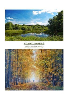 Сборник стихов о природе 5 класс