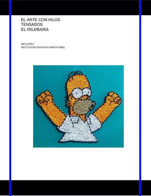 El Arte Con Hilos Tensados