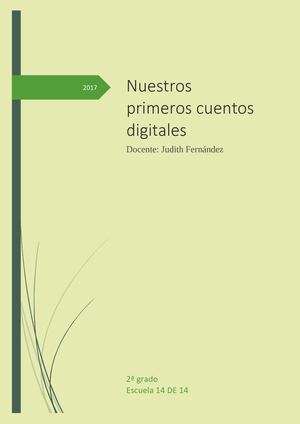 Nuestros primeros cuentos digitales