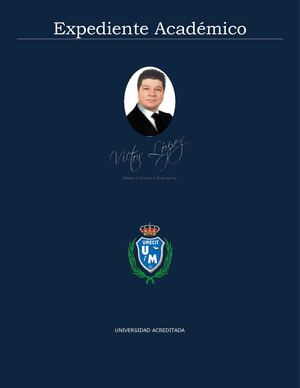 Expediente Académico Umecit Víctor López 2018