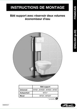 9866937 Notice W760 W760b W7600 W763 W751 W752 W7520