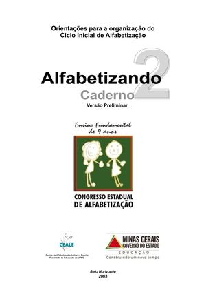 2. CICLO ALFABETIZANDO Caderno 2