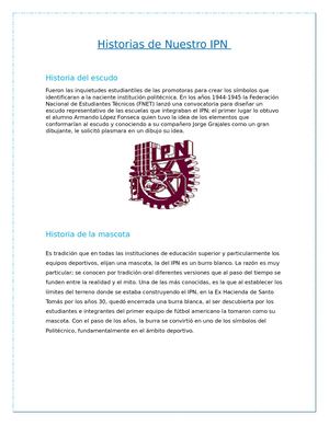 Historias De Nuestro Ipn