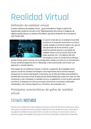 Realidad Virtual