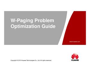 105075823 WCDMA Paging Problem Analysis