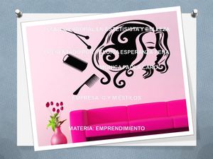 Proyecto De Emprendimiento Belleza