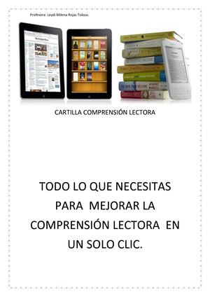 Cartilla De Comprension Lectora