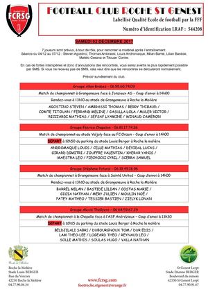 Convocation 02 Décembre