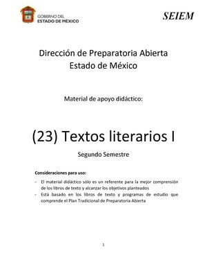 23textos Literarios I