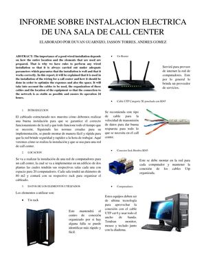 Informe Sobre Instalacion
