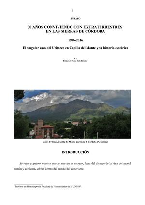 30 Años Conviviendo Con Extraterrestres