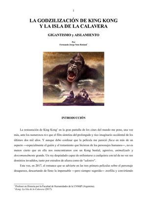 La Godzilizacion De King Kong Y La Isla De La Calavera