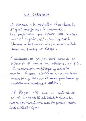 Visita A La Carrasca