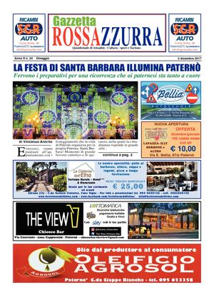 Gazzetta Rossazzurra Del 2 12 2017 Anno II N 24