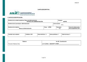 Carta Descriptiva Final