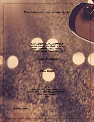 Manual Guía Para La Prevención De Riesgos Laborales