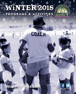 Hesperia Parks, Winter 2018 Publication