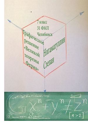 Геометрический способ решения великой теоремы Ферма